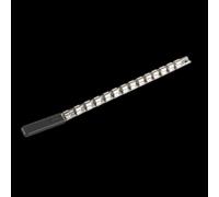 Sealey Ak1214 Socket Retaining Rail with 14 Clips 1/2Sq Drive