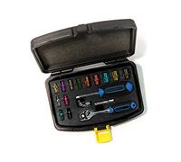 Socket Set, 1/4", Colour Coded, 17-Pcs