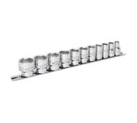 Socket Set 11pc 3/8"Sq Drive Lock-On™ 6pt Imperial - Sealey AK2740 New