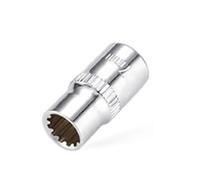 Socket Set 12 Point Socket Bit 1/4 Square Drive Mirror Short Head for Ratchet Wrench 4/4.5/5/ 5.5/6/7/9/10/11/12/13/14mm Hand Tools Ratchet Tool(7mm)