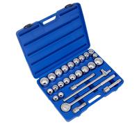 Socket Set 26pc 3/4"Sq Drive 12-point WallDrive® - Sealey AK2582 New