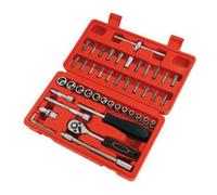 Socket Set 46 Pieces 1/4 Drive Socket And Bit Set Hex (Neilsen Ct1924)