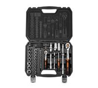 Socket Set 73 Pc Set 1/2" And 1/4" Crv Neo Tools