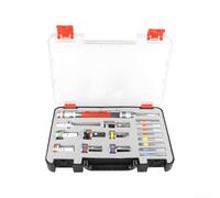 Socket Set Made of Alloy Steel for Efficient Wall Cabinet and Furniture Installation Including Expansion Screws and Quick Bit Change Feature