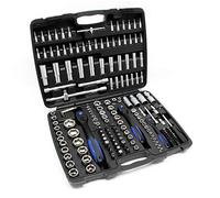 Socket Spanner Set 172 pcs Ratchet Box Box Nut Set 1/2" 1/4" 3/8" Drive Spanners Ratchets