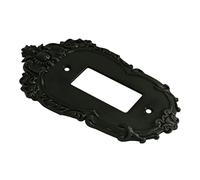Socket & Switches Decorative Panel Frame Home Wall Decoration Dark Wall Switches Plate Cover for Living Room Enduring Elegant Black Panel Cover
