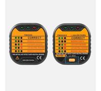 Socket Tester, Outlet Polarity Detector with GFCI/RCD for UK 230V Sockets, Circuit Analyzer for Ground Fault, Live Neutral Reverse, Missing Earth Wire Indication by LED, ABS Housing