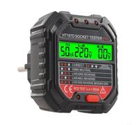 Socket Tester, RCD Outlet Tester with Indicator Light for UK 3-Wire s, Voltage Polarity