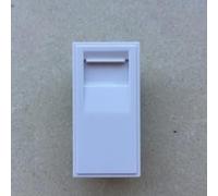 Socket Warehouse White Euro Module Telephone Outlet BT Slave - White Plastic