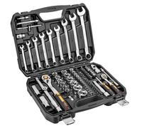Socket wrench 1/2, 1/4,/set 82 pieces/, CrV 10-059
