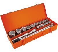 Socket wrench 3/4 inch/set 20pcs/08-061