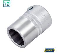 HAZET Socket 1000Z-24 DIN 3124, ISO 2725-1 Chrome Vanadium Steel Knurled
