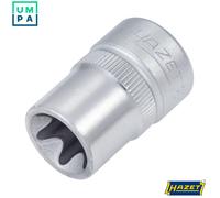 HAZET 880-E14 28 mm E 14 Torx Profile Socket - Chrome-Plated/Polished