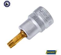 HAZET Socket Insert 8802-T30 Torx T30 3/8 43.5mm CVD-Tin Coated