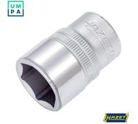 HAZET 900-19 38 mm 6-Point Hexagon Traction Profile Socket - Chrome-Plated/Polished