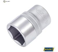 HAZET 900-21 38 mm 6-Point Hexagon Traction Profile Socket - Chrome-Plated/Polished