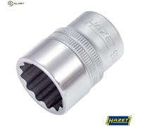 HAZET Socket 900Z-21 38 mm 12-Point Traction Profile Chrome-Plated for VW 5300/49