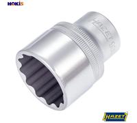 HAZET 900Z-30 50 mm 12-Point Traction Profile Socket - Chrome-Plated/Polished
