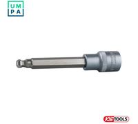 KS Tools Socket Wrench Insert 911.1662 1/2-inch 12mm Long Ball-Ended Hex Bit