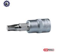 KS TOOLS Socket 911.3872 DIN 3120, ISO 1174 T27 Chrome Vanadium Steel Torx Knurled