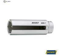 HAZET Socket 4680-1 - 22 mm Lambda/Oxygen Sensor Insert, 1/2-inch Drive - UK Stock