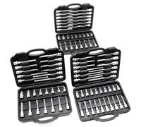 Socket Wrench Set 88 Pieces incl. Hex, Hexalobular and Triple Square Sockets Made of CRV 1/2" Drive