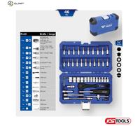 Brilliant Tools BT020046 46-piece Bit Set with Hex Socket Heads
