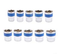 Socket Wrench Set for Auto Repair 10pcs 18-32mm 6-Point Chrome Vanadium Steel 1/2 inch Drive for Maintenance and Mechanical Work