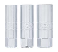 Socket wrench set for spark plugs 3/8 inch 14mm / 16mm / 18mm