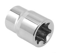 Socket Wrench Set for Torx E10-E24, 1/2 Inch Drive Female Sockets Tool with Ratchet End, Hand Tool for Automotive Repair and Maintenance(E24)