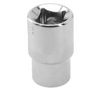 Socket Wrench Set for Torx E10-E24, 1/2 Inch Drive Female Sockets Tool with Ratchet End, Hand Tool for Automotive Repair and Maintenance(E18)