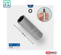 BRILLIANT TOOLS BT022850 1/2 Inch Spark Plug Socket, 16 mm [Powered by KS Tools]
