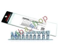 SOCKETS SET 10 PCS SOCKET / DRIVE 3/8" SHORT SWIVEL PROFILE 12-POINT 10 11 12