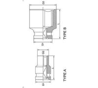 Sockets TOPTUL XTKABA2427