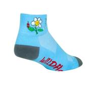 SockGuy Unisex 2in Bad Seed Cycling/Running/Active Socks, Bad Seed, S-M