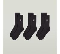 Socks 3-Pack - Black - Men 40-43