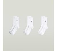 Socks 3-Pack - White - Men 40-43