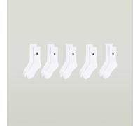 Socks 5-Pack - White - Men 40-43