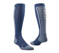 socks Ariat Winter Slimline (x2) Bleu One size