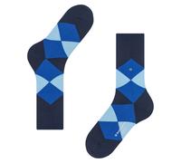 Burlington Men's Clyde M So Cotton Patterned 1 Pair Socks, Blue Marine 6120, 6.5-11