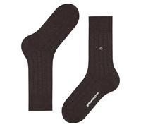 Burlington Men's Dover M So Wool Plain 1 Pair Socks, Brown Melange 5166, 6.5-11