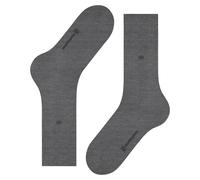 Burlington Men's Dublin M So Cotton Plain 1 Pair Socks, Grey Steel Melange 3165, 6.5-11