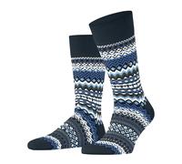 socks Burlington Fair Isle Bleu 40/46