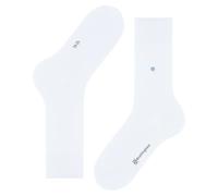 Burlington Men's Socks - Lord M So - Cotton Plain - 1 Pair White Size 6.5-11