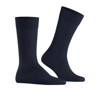 Burlington Men's Lord Socks Breathable Cotton Plain Coloured With Flat Seam In The Toe Area All-Rounder For Everyday Life Business 1 Pair
