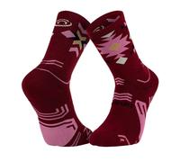 Socks BV sport SOCQUETTE TREK GR ''HAUTE - LYOCELL'' (AZTEC BORDEAUX)