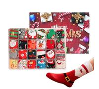 Socks Christmas Advent 24 Days Advent Countdown Calendar