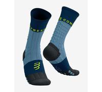 Socks Compressport Pro Racing Winter Trail blue denim - T1