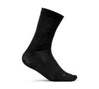 Craft 2-pack Wool Liner Half Long Socks Black EU 34-36