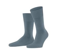 FALKE Men's Airport Plus M So Wool Cotton Plain Socks 1 Pair, Blue Monument 6592, 7-8